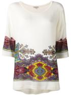 Etro Abstract Print Loose-fit T-shirt - White