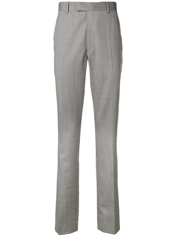 Calvin Klein 205w39nyc Stripe Detail Tailored Trousers - Grey