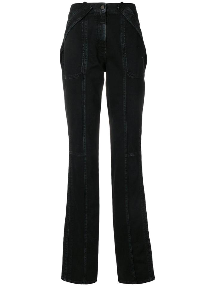 Valentino Layered Flared Trousers - Green