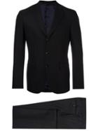 Tonello Fitted Dinner Suit, Men's, Size: 50, Black, Spandex/elastane/viscose/virgin Wool