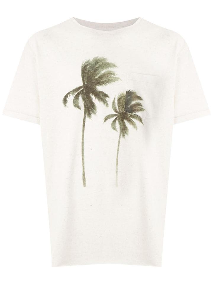 Osklen Palm Tree Print T-shirt - White