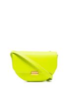 Wandler Neon Yellow Anna Big Flap-top Leather Belt Bag
