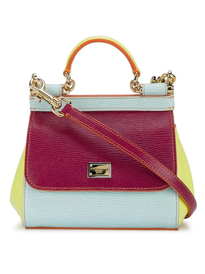 Dolce & Gabbana Mini 'sicily' Tote, Women's, Leather/silk