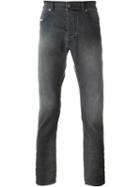 Diesel Tepphar Slim Fit Jeans, Men's, Size: 33, Black, Cotton/polyester/viscose/spandex/elastane