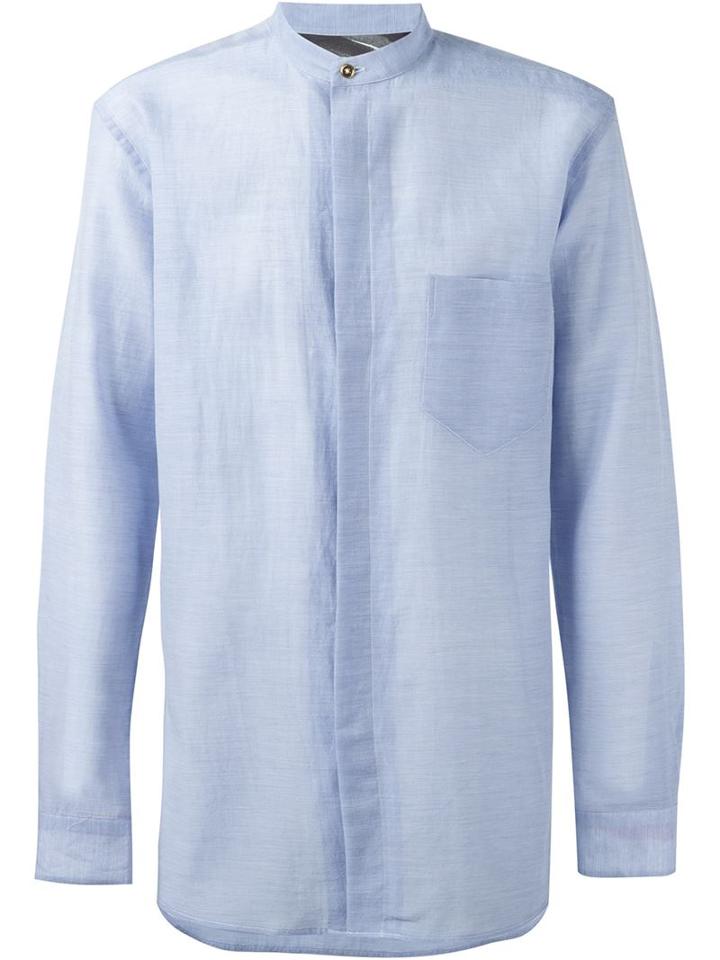 Paul Smith Grandad Collar Shirt