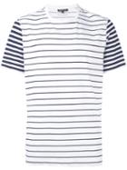 Michael Kors - Striped T-shirt - Men - Cotton - L, White, Cotton