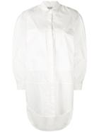 Lee Mathews Long-line Shirt - White