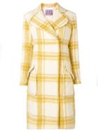 Alexa Chung Belted Double-breasted Coat - Yellow