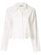 Bambah Victoria Denim Jacket - White