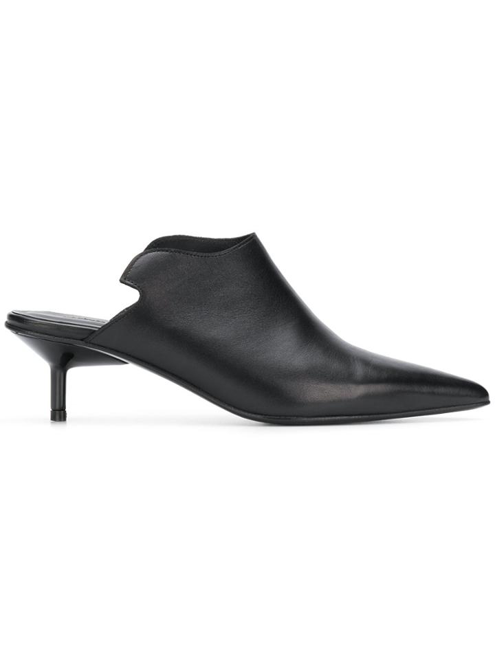 Marques'almeida Kitten Heel Mules - Black