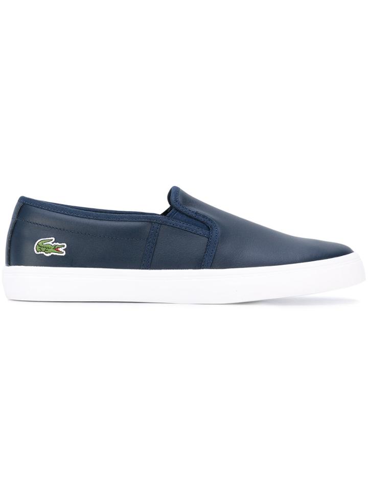 Lacoste Slip On Sneakers - Blue