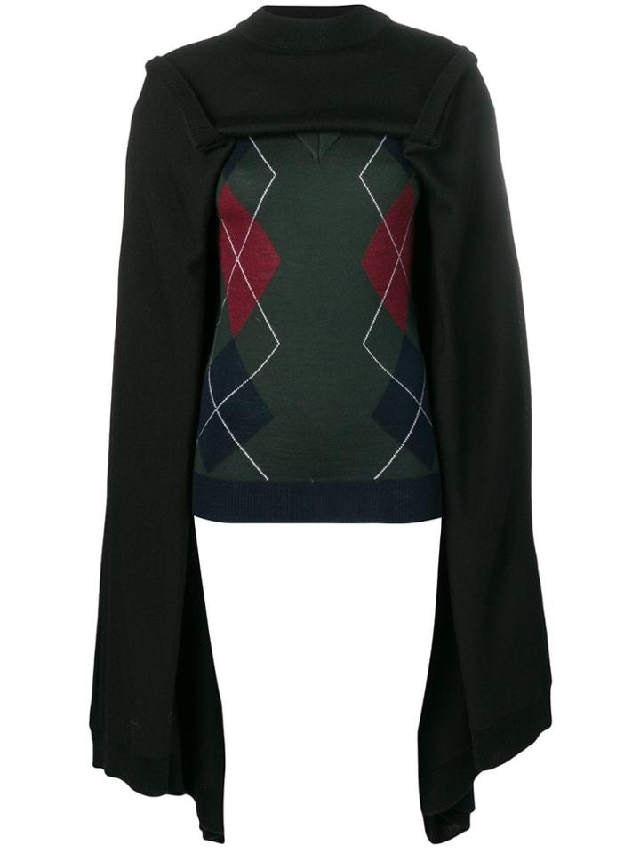 Y / Project Multiple Sleeved Sweater - Blue