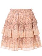 Ulla Johnson Rose Floral Skirt - Pink