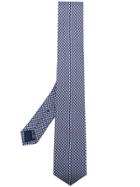 Salvatore Ferragamo Sailboat Print Tie - Blue