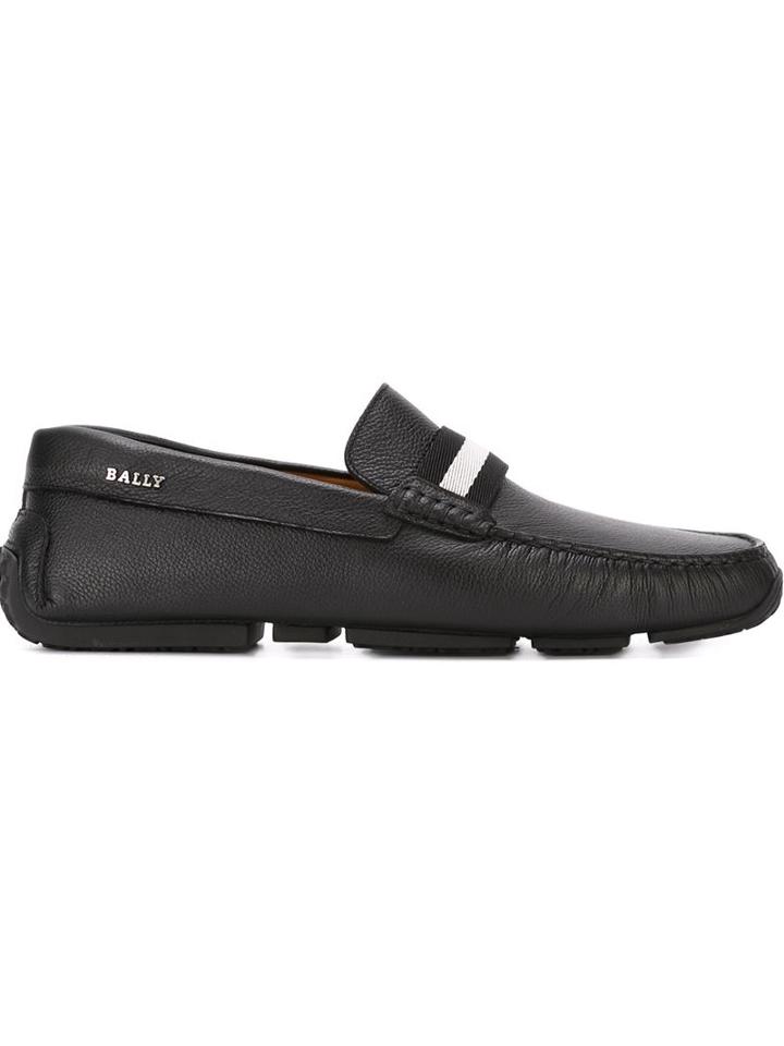 Bally Pearce Loafers, Men's, Size: 7, Black, Leather/rubber