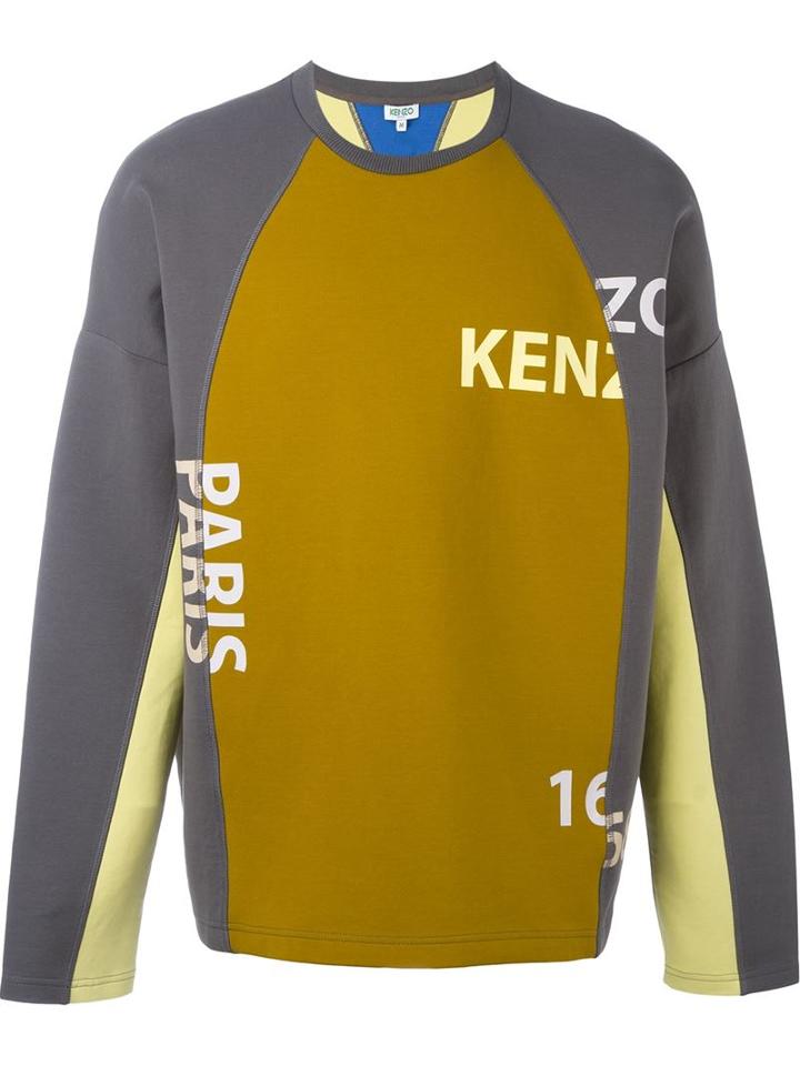 Kenzo Colour Block Logo Sweatshirt