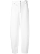 Stella Mccartney - Benni Trousers - Women - Spandex/elastane/acetate/viscose - 36, White, Spandex/elastane/acetate/viscose