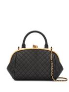 Chanel Pre-owned Quilted Effect Tote Bag - Black