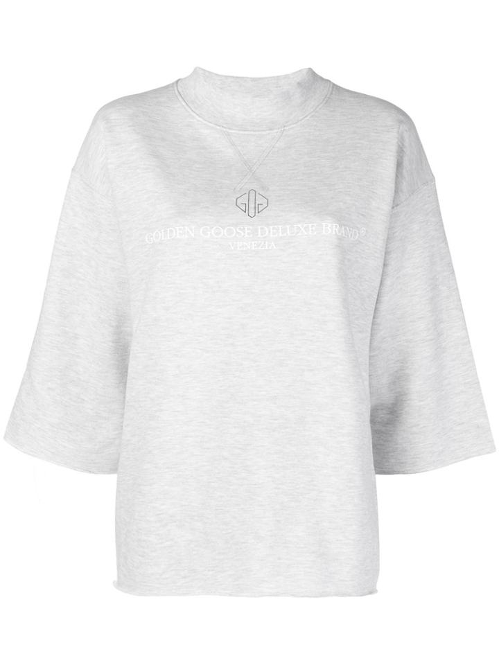 Golden Goose Deluxe Brand Printed Sweatshirt - Grey