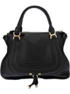 Chloé Large 'marcie' Tote - Black