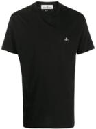 Vivienne Westwood Orb Embroidery Boxy-fit T-shirt - Black