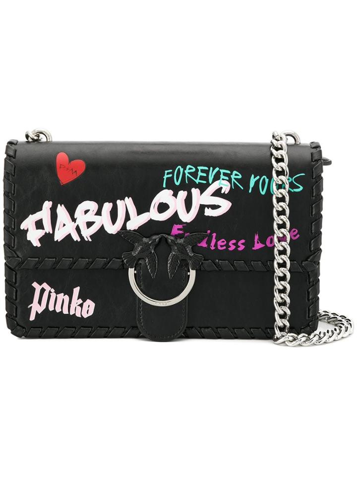 Pinko Love Fabulous Shoulder Bag - Black