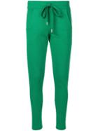 Roqa Slim-fit Drawstring Trousers - Green