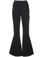 Ellery - Flared Trousers - Women - Cotton/polyester/wool - 10, Black, Cotton/polyester/wool