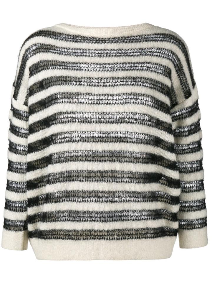 Saint Laurent Bateau Neck Jumper - Black