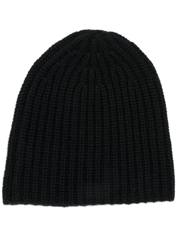 Joseph Ribbed Beanie - Black
