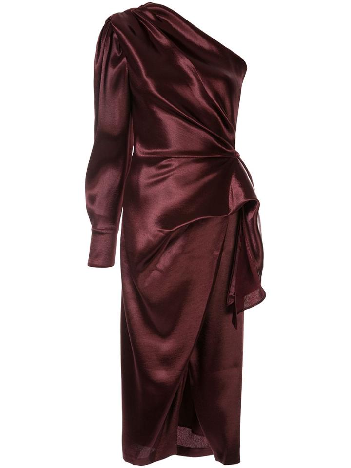 Altuzarra Chanda One-shoulder Dress - Red