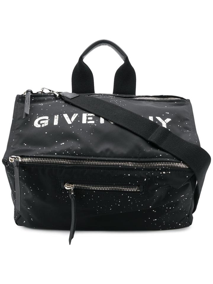 Givenchy Stencil Pandora Messenger Tote - Black
