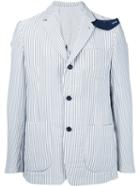 Sacai - Hickory Stripe Jacket - Men - Polyester - 2, White, Polyester