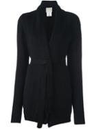 Stephan Schneider Belted Cardigan, Women's, Size: Large, Black, Wool/alpaca
