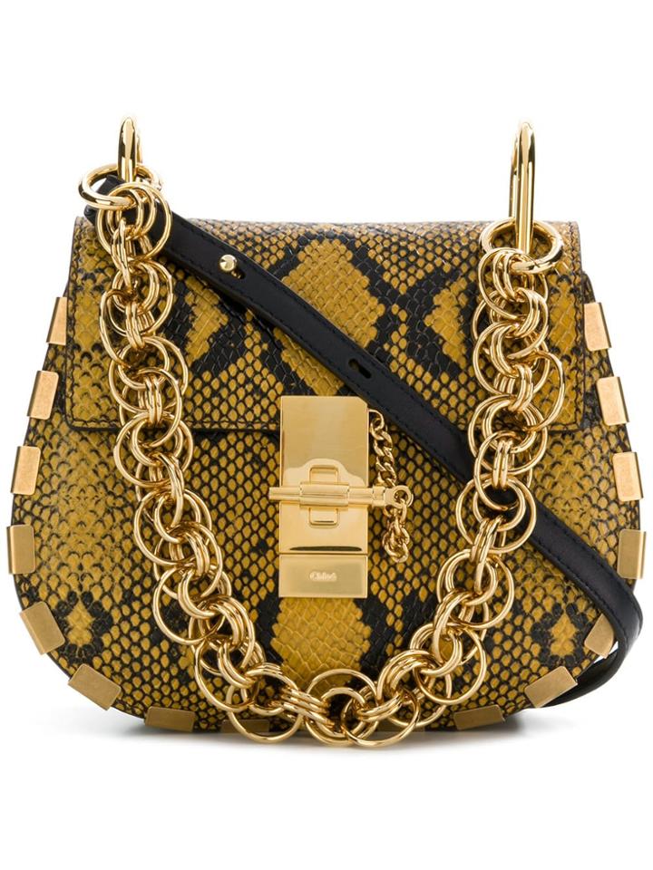 Chloé Mini Drew Bijou Shoulder Bag - Yellow & Orange
