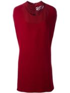 Valentino Multi Strand Collar Cape Dress