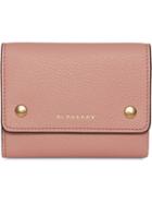 Burberry Small Leather Folding Wallet - Pink