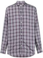 Etro Checked Straight Shirt - Blue