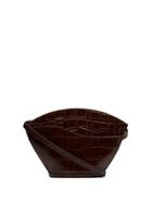 Usisi Sam Crocodile-effect Crossbody - Brown