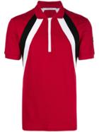 Givenchy Zip Up Polo Shirt - Red