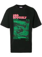 Gcds Photographic-print T-shirt - Black