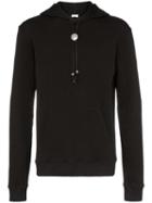 Saint Laurent Bolo Tie Detail Hoodie - Black