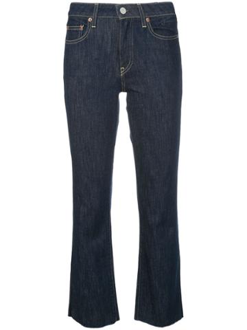Trave Denim No Excuses Cropped Jeans - Blue