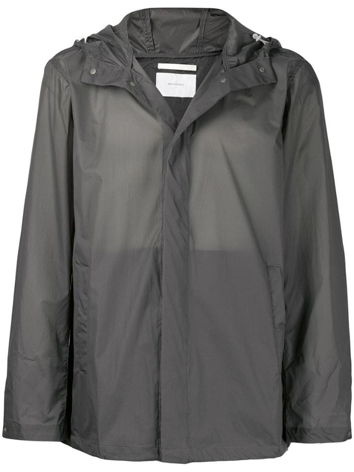 Norse Projects Hooded Fitted Jacket - Grey