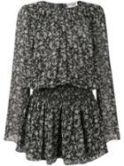 Saint Laurent Paisley Printed Dress - Black