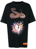 Heron Preston Snake Print T-shirt - Black