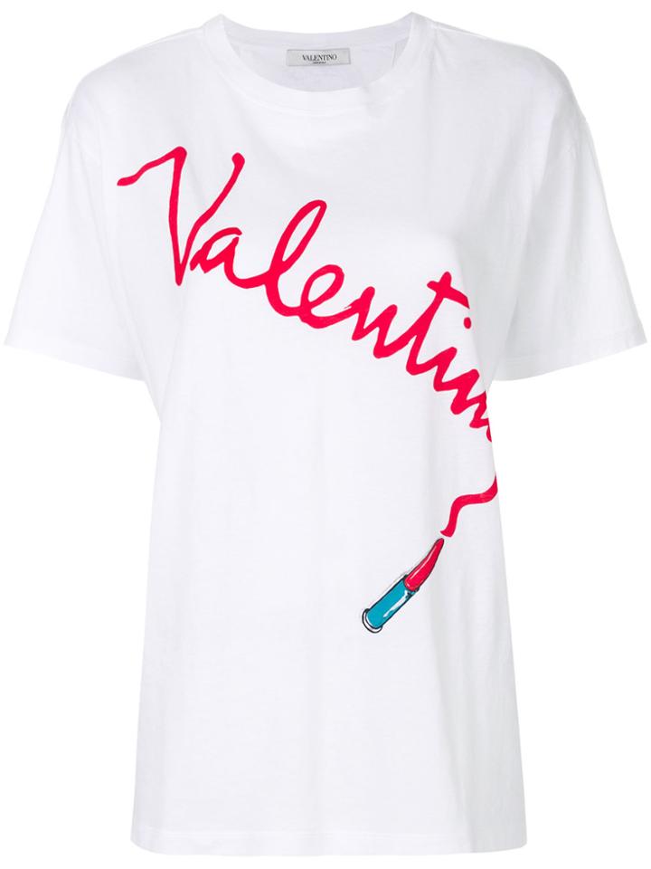 Valentino Branded T-shirt - White