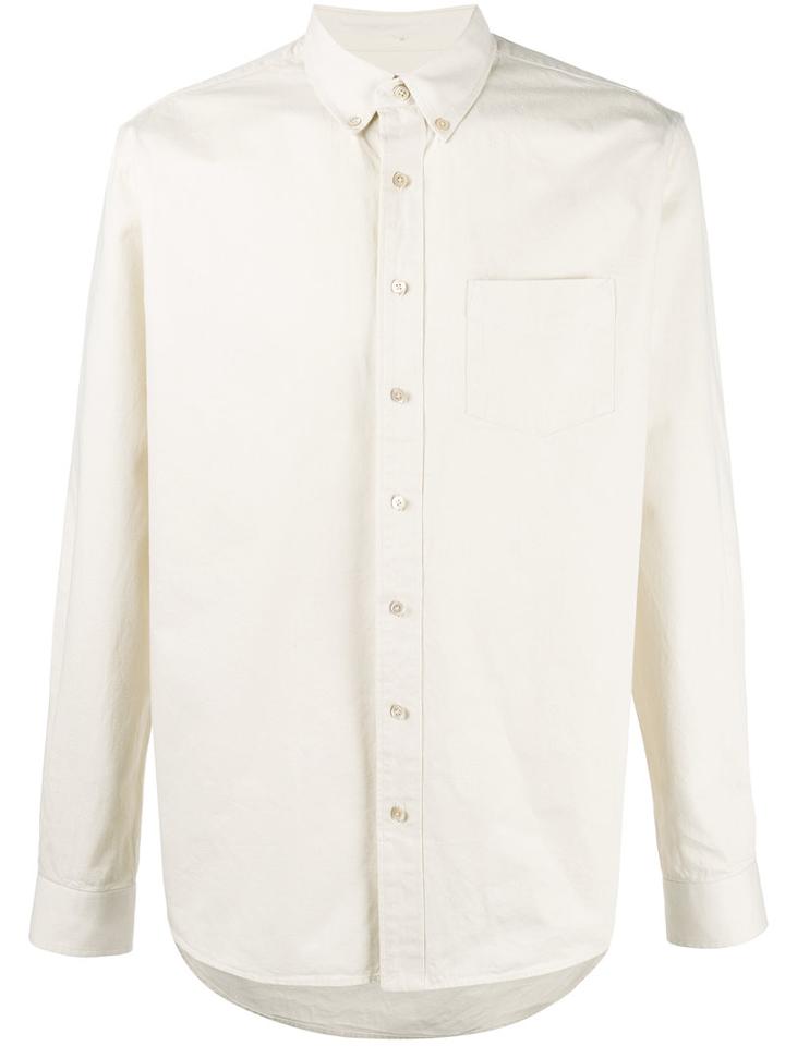 Schnaydermans - Textured Shirt - Men - Cotton - S, Beige, Cotton