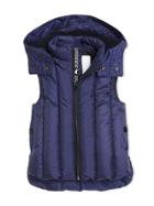 Burberry Kids Detachable Hood Down-filled Gilet - Blue
