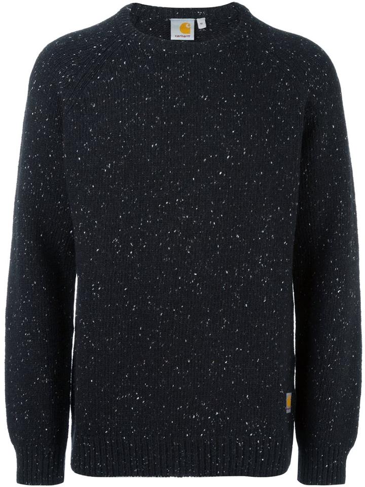 Carhartt Crew Neck Jumper, Men's, Size: Xl, Black, Cotton/acrylic/lambs Wool